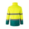 VL THEMIS. Parka bicolore (190g/m²), en polyester (100%), avec enduction PU