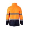 VL THEMIS. Parka bicolore (190g/m²), en polyester (100%), avec enduction PU