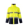 VL THEMIS. Parka bicolore (190g/m²), en polyester (100%), avec enduction PU
