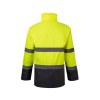 VL THEMIS. Parka bicolore (190g/m²), en polyester (100%), avec enduction PU