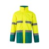 VL THEMIS. Parka bicolore (190g/m²), en polyester (100%), avec enduction PU
