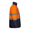 VL JUNO LARGE. Parka 4 en 1 bicolore (180g/m²), en polyester (100%) avec finition PU
