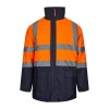 VL JUNO LARGE. Parka 4 en 1 bicolore (180g/m²), en polyester (100%) avec finition PU