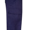 VL AINE. Pantalon sergé, multipoches (190g/m²), en coton (20%) et polyester (80%)