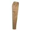 VL AINE. Pantalon sergé, multipoches (190g/m²), en coton (20%) et polyester (80%)