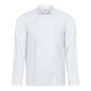 VL KALI. Veste de cuisine à manches longues (175g/m²), en coton (35%) et polyester (65%)