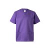 VL ILLAPA. Tunique en sergé (190g/m²) à manches courtes, en polyester (65%) et coton (35%)