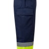 VL ARTEMIS. Pantalon bicolore en sergé (190g/m²), en coton (20%) et polyester (80%)
