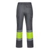 VL ARTEMIS. Pantalon bicolore en sergé (190g/m²), en coton (20%) et polyester (80%)