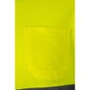 VL PLUTO LARGE. Polo piqué bicolore (150g/m²) à manches longues, en coton (55%) et polyester (45%)