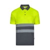 VL FORTUNA. Polo Bird-eye (140g/m²) à manches courtes, en polyester (100%)