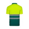 VL FORTUNA. Polo Bird-eye (140g/m²) à manches courtes, en polyester (100%)