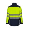 VL HESTIA. Veste soft shell bicolore (280g/m²), en polyester (96%) et élasthanne (4%)