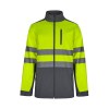 VL HESTIA. Veste soft shell bicolore (280g/m²), en polyester (96%) et élasthanne (4%)