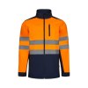 VL HESTIA. Veste soft shell bicolore (280g/m²), en polyester (96%) et élasthanne (4%)