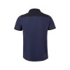 VL VELES. Polo piqué bicolore stretch (200g/m²), manches courtes, en polyester (96%) et élasthanne (4%)