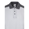 VL VELES. Polo piqué bicolore stretch (200g/m²), manches courtes, en polyester (96%) et élasthanne (4%)