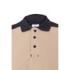 VL VELES. Polo piqué bicolore stretch (200g/m²), manches courtes, en polyester (96%) et élasthanne (4%)
