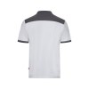 VL VELES. Polo piqué bicolore stretch (200g/m²), manches courtes, en polyester (96%) et élasthanne (4%)