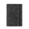 BALDWIN. Bloc-notes A5 avec couverture en feutrine recycléee (100% rPET) et pages lignées