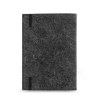 BALDWIN. Bloc-notes A5 avec couverture en feutrine recycléee (100% rPET) et pages lignées