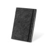 BALDWIN. Bloc-notes A5 avec couverture en feutrine recycléee (100% rPET) et pages lignées