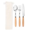 BOULUD. Set de 3 pièces en bois d'acacia