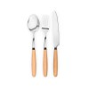 BOULUD. Set de 3 pièces en bois d'acacia
