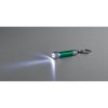 RE-LERGAN. Porte-clés en aluminium recyclé avec lampe de poche LED à 3 lumières