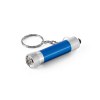RE-LERGAN. Porte-clés en aluminium recyclé avec lampe de poche LED à 3 lumières