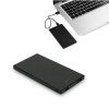 DENNING. Banque d'alimentation mince en acier inoxydable de 5 000 mAh