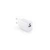 WEGENER. Adaptateur secteur avec port USB-A 18W et USB-C 20W en 100% rABS