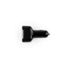 DIRAC. Adaptateur allume-cigare avec port USB-A 18W et USB-C 20W en 100% rABS