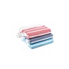SARDENHA. Serviette de plage en coton (70% recyclé) et polyester (30% recyclé)