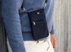 Pochette 'Toledo', polycoton bleu nuit