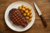 Couteau à steak 'Milano', ABS motif bois