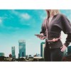 Lanyard pour smartphone 'Madrid', RPET noir