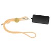 Lanyard pour smartphone 'Madrid', RPET noir