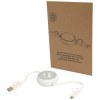 Câble rétractable 5 en 1 Alasia de 100 cm en plastique recyclé et aluminium pour la synchronisation des données et la charge rapide de 45 W