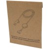 Câble 5 en 1 Chechia en plastique recyclé de 150 cm pour la synchronisation des données et la charge rapide de 27 W avec détails en bambou