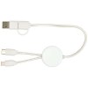 Câble 5 en 1 Citala en plastique recyclé de 30 cm pour la synchronisation des données et la charge rapide de 27 W