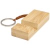 Support de téléphone en bambou Bosona avec porte-clés