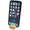 Support de téléphone en bambou Bosona avec porte-clés