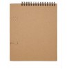 Carnet de notes à spirales Doodle A5 à couverture souple et set de crayons gras