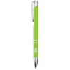 Stylo bille en aluminium recyclé Moneta (encre bleue)