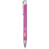 Stylo bille en aluminium recyclé Moneta (encre bleue)