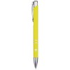 Stylo bille en aluminium recyclé Moneta (encre bleue)