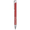 Stylo bille en aluminium recyclé Moneta (encre bleue)