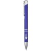 Stylo bille en aluminium recyclé Moneta (encre bleue)