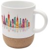 Mug Billie en céramique pour sublimation de 300 ml avec détails en liège